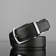 Men's Casual Business Alloy Buckle Belt Rotatable Buckle High End