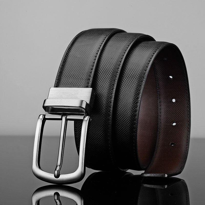 Men's Casual Business Alloy Buckle Belt Rotatable Buckle High End