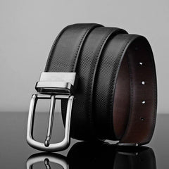 Men's Casual Business Alloy Buckle Belt Rotatable Buckle High End