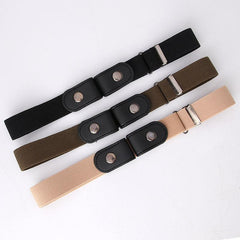 Elastic Adjustable Belt For Jeans Invisible Stretch Belt