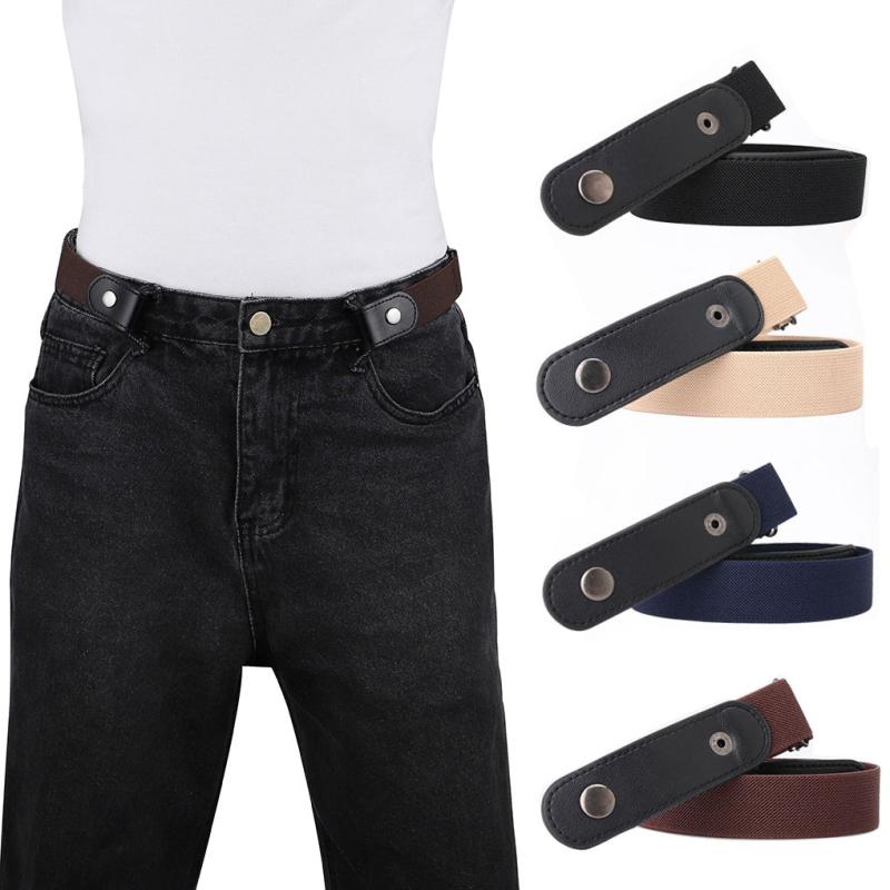 Elastic Adjustable Belt For Jeans Invisible Stretch Belt