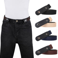 Elastic Adjustable Belt For Jeans Invisible Stretch Belt