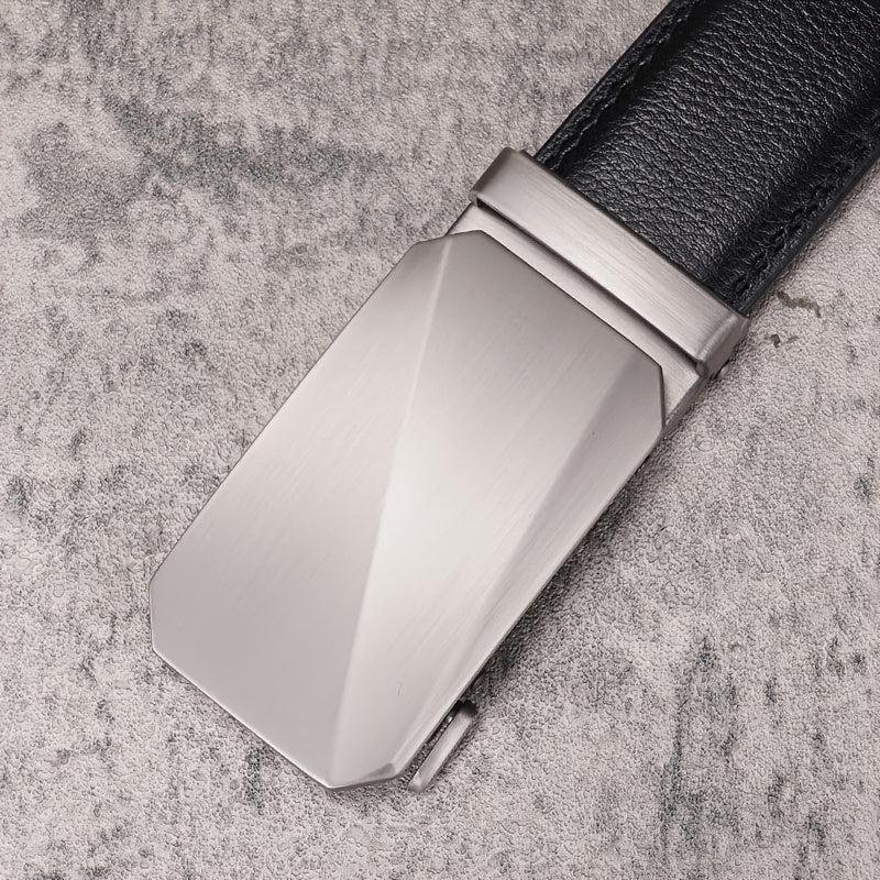 Men's Automatic Buckle Belt Business Casual Cowhide Belt