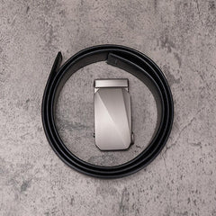 Men's Automatic Buckle Belt Business Casual Cowhide Belt