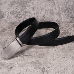 Men's Automatic Buckle Belt Business Casual Cowhide Belt