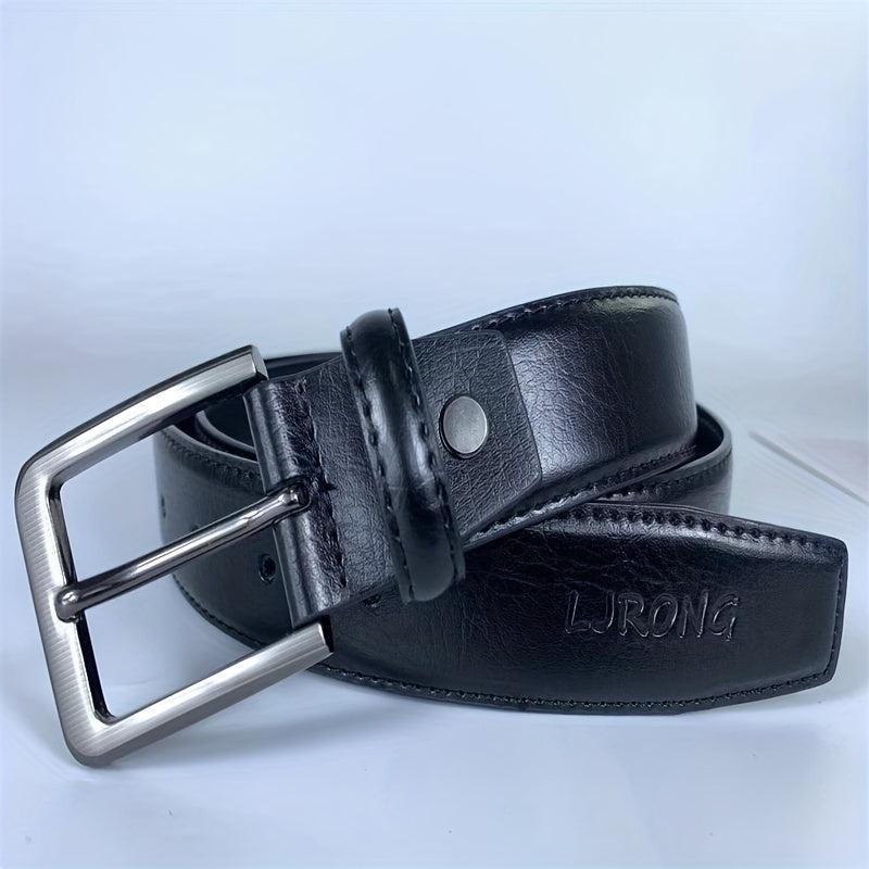 Classic Leather Pin Buckle Belt