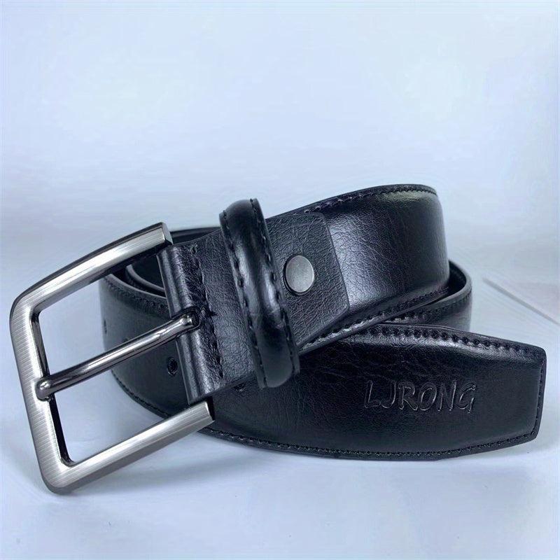 Classic Leather Pin Buckle Belt