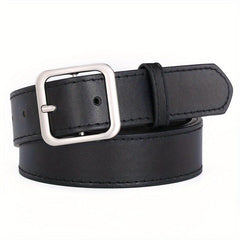 Men's Pin Buckle Belt PU Leather Casual Jeans Pants Waist Strap