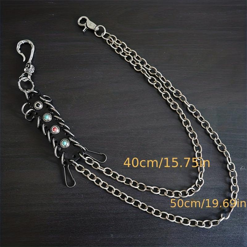 Double Layers Waist Chain Rock Punk Hipster Pant Keychain