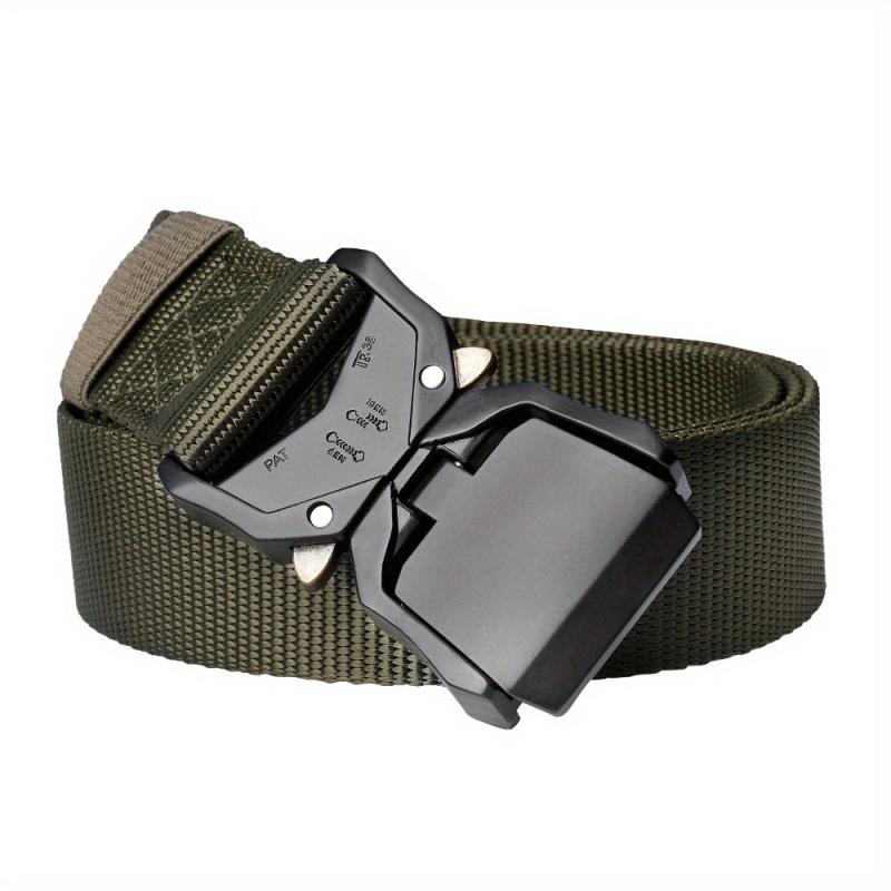 Double Quick Release Aluminum Buckle Belt for Tactical Use