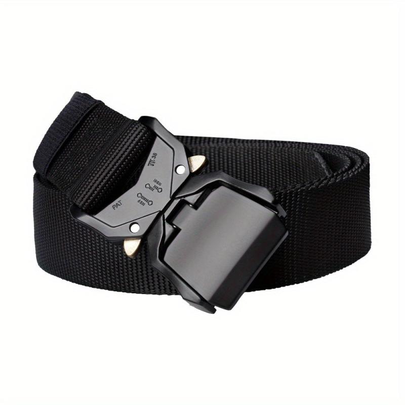 Double Quick Release Aluminum Buckle Belt for Tactical Use