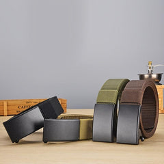 Canvas Belt Men's Automatic Buckle Quick-drying Belt