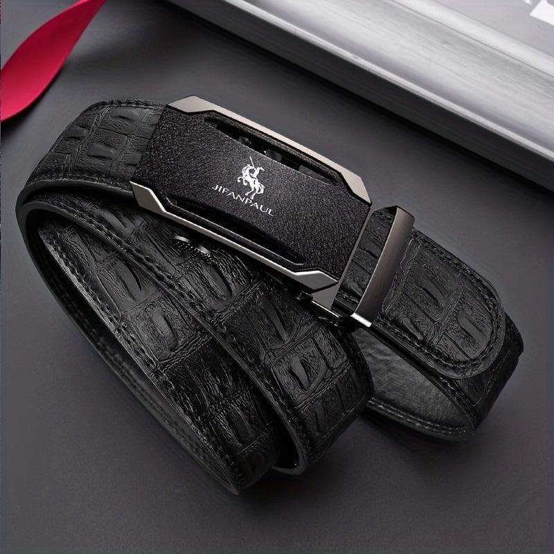 Men's Buckle Belt Business Decorative Belt for Party Holiday