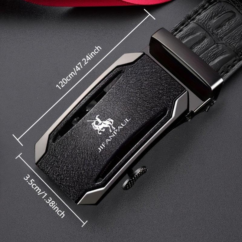 Men's Buckle Belt Business Decorative Belt for Party Holiday