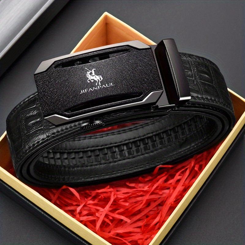 Men's Buckle Belt Business Decorative Belt for Party Holiday