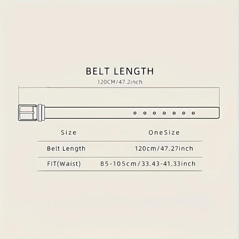Men's Casual Western Cowboy Hat Pattern Belt Retro Accessory