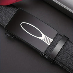 Men's Automatic Buckle Leather Belt
