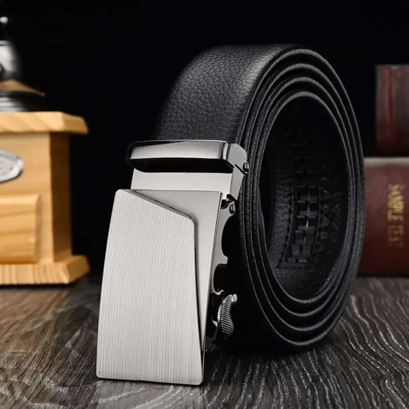 Men's Classic Casual Self Buckle Belt for Jeans Work Business
