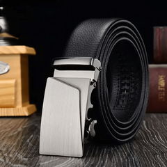 Men's Classic Casual Self Buckle Belt for Jeans Work Business