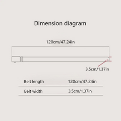 Men's Classic Casual Self Buckle Belt for Jeans Work Business