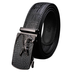 Men's Automatic Buckle Leather Belt for Party