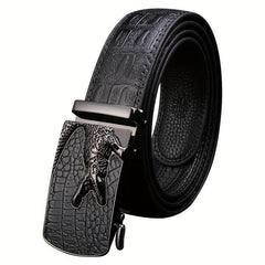 Men's Automatic Buckle Leather Belt for Party