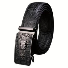 Men's Automatic Buckle Leather Belt for Party
