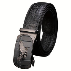Men's Automatic Buckle Leather Belt for Party