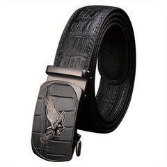 Men's Automatic Buckle Leather Belt for Party