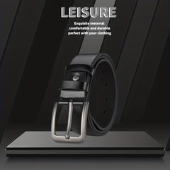1pc PU Leather Belt Men's Belt Jeans Suit Pants Belt