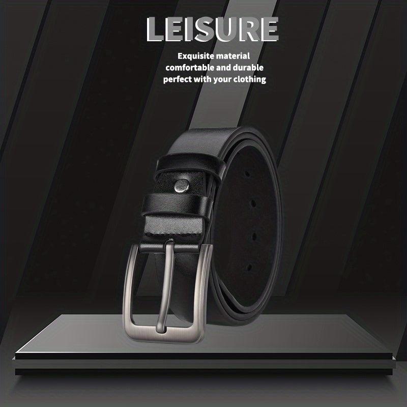 1pc PU Leather Belt Men's Belt Jeans Suit Pants Belt