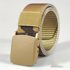 Men's Camo Casual Belt Outdoor Sports Durable Pants Jean Belt