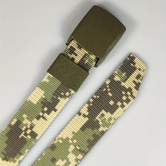Men's Camo Casual Belt Outdoor Sports Durable Pants Jean Belt