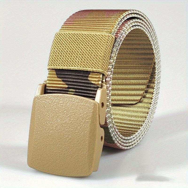 Men's Camo Casual Belt Outdoor Sports Durable Pants Jean Belt