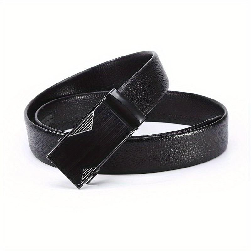 Men's Faux Fur Casual Buckle Leather Belt