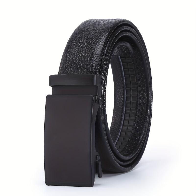 Men's Faux Fur Casual Buckle Leather Belt