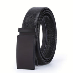 Men's Faux Fur Casual Buckle Leather Belt