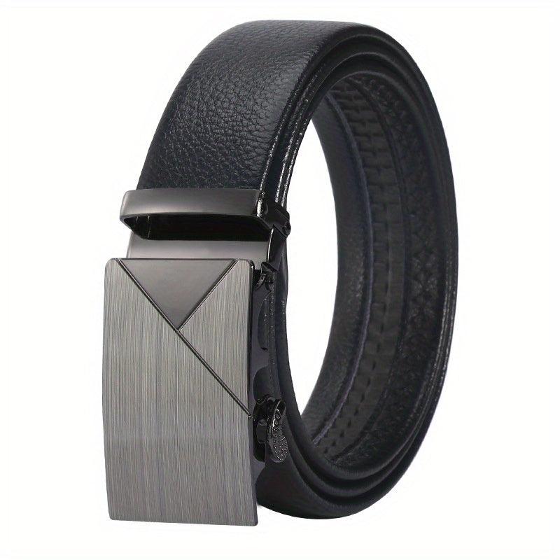 Men's Faux Fur Casual Buckle Leather Belt