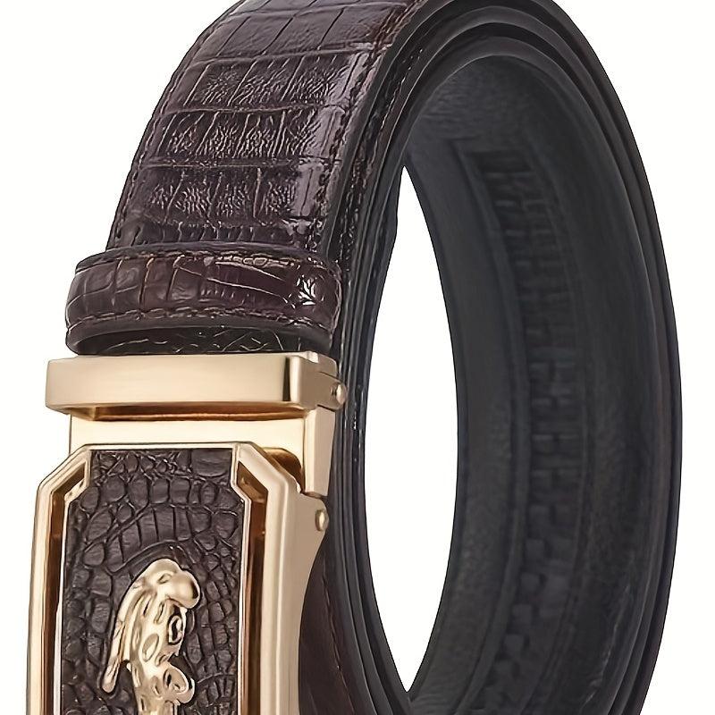 PP31013 Men's Automatic Buckle Leather Belt
