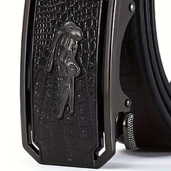 PP31013 Men's Automatic Buckle Leather Belt