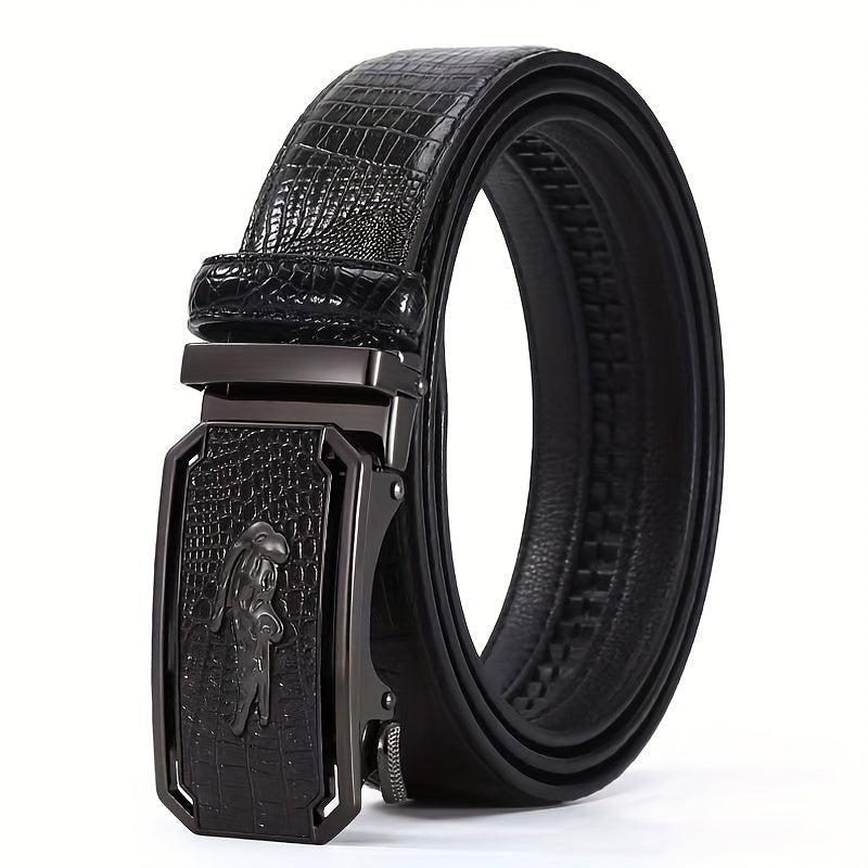 PP31013 Men's Automatic Buckle Leather Belt