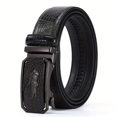 PP31013 Men's Automatic Buckle Leather Belt