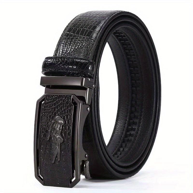 PP31013 Men's Automatic Buckle Leather Belt