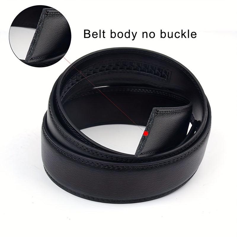 Men's Calfskin Leather Belt w/ Automatic Buckle