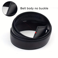 Men's Calfskin Leather Belt w/ Automatic Buckle