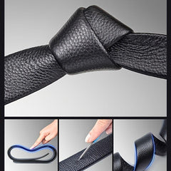 Men's Business Casual Automatic Buckle High Belt