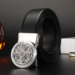 Men's Business Casual Automatic Buckle High Belt