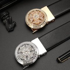 Men's Business Casual Automatic Buckle High Belt