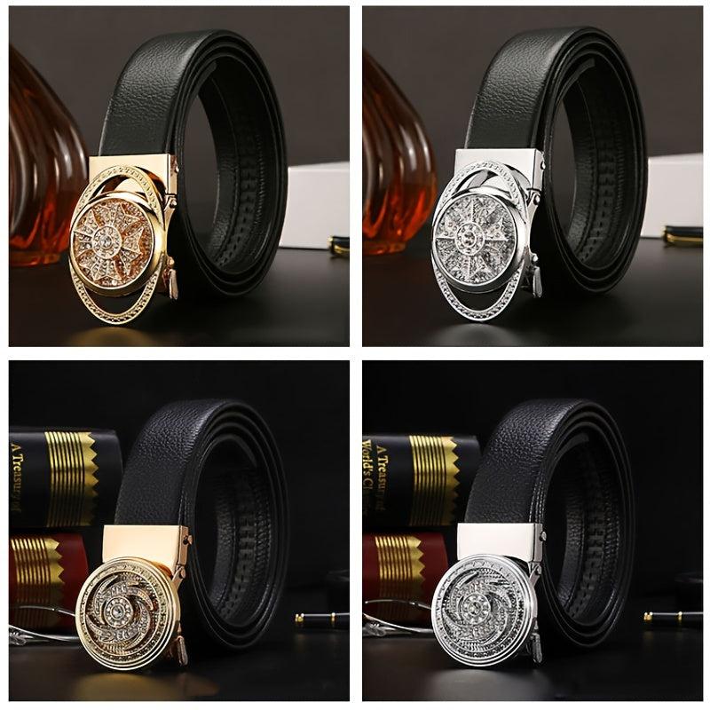 Men's Business Casual Automatic Buckle High Belt