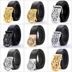 Men's Business Casual Automatic Buckle High Belt